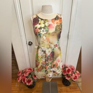 Sleeveless Floral Dress